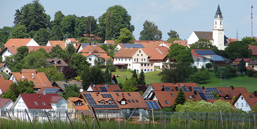 Paunzhausen Ansicht von Süeden